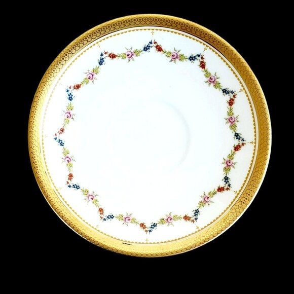 German Demitasse Saucer, Tirschenreuth Petite Rose - Picture 8 of 8